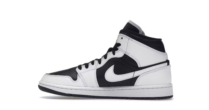 Jordan 1 Mid Split "Black White"