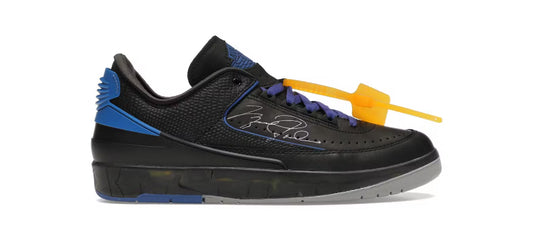 Jordan 2 Retro Low SP Off White "Black Blue"